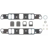 Fel-Pro Gaskets Manifold Intake Composite/Printoseal 2.20 in. x 1.18 in. Port .060 in. Thick For Pontiac 326-455 Set