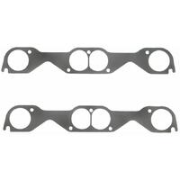 Fel-Pro Exhaust Gaskets Header Steel Core Laminate Round Port For Chevrolet Small Block Set