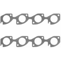 Fel-Pro Header Gaskets Steel Core Laminate 1.92 in. Round Port For Chevrolet Small Block Set