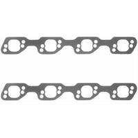 Fel-Pro Exhaust Gaskets Header Steel Core Laminate Dual Bolt Pattern Splayed Port For Ford Small Block Set