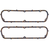 Fel-Pro Valve Cover Gaskets Blue Stripe Cork/Rubber For Ford For Lincoln For Mercury Small Block/351W Pair