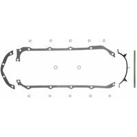 Fel-Pro Oil Pan Gasket Multi-Piece Rubber-Coated Fiber For Pontiac 326-455 Kit