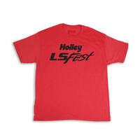 Holley T-Shirt Short Sleeve Heather LS Fest Cotton Men's 3XL Red HL10080-XXXLHOL