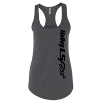 Holley Tank Top LS Fest Cotton Ladies' Large Gray HL10090-LGHOL