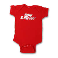 Holley Onesie Baby Bodysuit LS Fest Red HL10108-1ZHOL