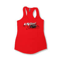 Holley Tank Top LS Fest Red Ladies' Large HL10112-LGHOL