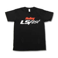 Holley T-Shirt Short Sleeve LS Fest Black Men's Large HL10118-LGHOL