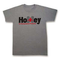 Holley T-Shirt Vintage Engine Short Sleeve Gray Hi-Performance Products Logo Men's 2XL HL10164-2XHOL