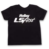 Holley T-Shirt Short Sleeve LS Fest Cotton Toddler 2T Black HL10171-2THOL