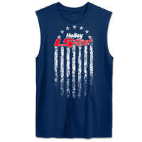 Holley T-Shirt Sleeveless LS Fest Blue Men's Medium HL10178-MDHOL