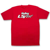 Holley T-Shirt Short Sleeve LS Fest Red Men's 2XL HL10182-2XHOL