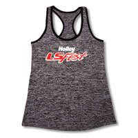 Holley Tank Top V-Neck LS Fest Cotton Ladies' Large Gray HL10190-LGHOL