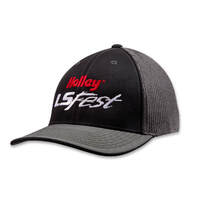 Holley Hat LS Fest Trucker Mesh Black/Gray Large HL10204-LGHOL