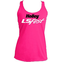 Holley Tank Top Racerback Pink Ladies' 2XL HL10246-2XHOL