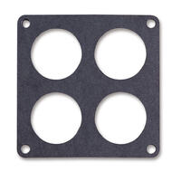 Holley Carburetor Base Plate Gasket Paper 4-barrel Dominator 4500 4-hole 0.063 in. Thick HL108-101