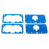 Holley Gaskets 4150 Blue Reusable Fiber Metering Block Fuel Bowl Kit HL108-203