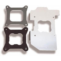 Holley Carburetor Heat Shield Aluminium .250 in. Thick Square Bore Kit HL108-70