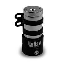 Holley Fuel Pump 125 GPH Alcohol Carbureted Universal Aluminum Black HL12-125