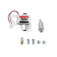 Holley Fuel Pump Electric 28 GPH Gasoline / Diesel / E85 Carbureted Universal Silver HL12-434