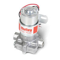 Holley Fuel Pump Electric 97 GPH Gasoline Carbureted Universal Aluminum Silver HL12-801-1