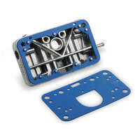 Holley Metering Block Primary Replacement Cast Aluminium Silver Anodised 4160 Series Carburetors HL134-128S