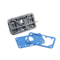 Holley Metering Block Primary Replacement Cast Aluminium Silver Anodised 4160 Series Carburetors HL134-131S