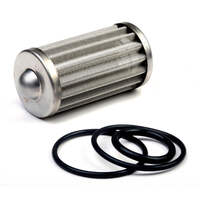 Holley Fuel Filter Element with O-rings HP Billet Replacement Stainless Steel Mesh 100 microns HL162-559