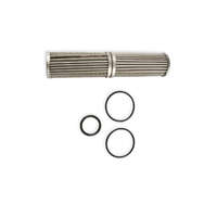 Holley Fuel Filter Element with O-rings HP Billet Replacement Stainless Steel Mesh 100 microns Kit HL162-582