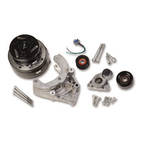 Holley Pulley Kit LS Swap Serpentine A/C R4 Natural Kit HL20-140