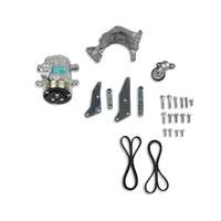 Holley Pulley Kit LS Swap Serpentine A/C Sanden SD-7 Natural Kit HL20-160