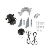 Holley Pulley Kit LS Swap Serpentine A/C Sanden SD-7 Black Kit HL20-160BK