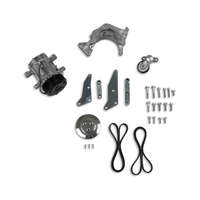 Holley Pulley Kit LS Swap Serpentine A/C Sanden SD-7 Polished Kit HL20-160P