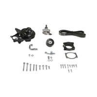 Holley Power Steering Kit Retro-fit Add-On LT4 Dry Sump Engines (w/Bracket) Black Finish HL20-223BK