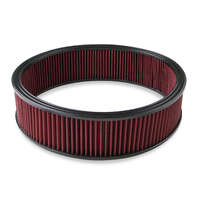 Holley Air Cleaner 16 in. Dia. 4 in. Height Red Washable HL220-40