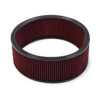 Holley Air Filter Element Reusable Round Cotton Gauze Red 16 in. Diameter 6 in. Tall HL220-60