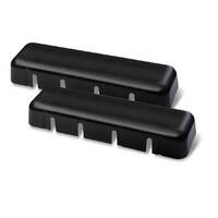 Holley Coil Covers Black Glass Filled Nylon Composite GM LS Series Pair HL242-1