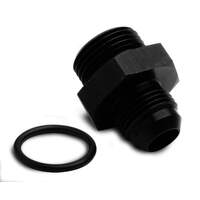 Holley Fuel Fitting -12 AN Male to -10 AN Straight Cut Male O-Ring Aluminium Black Anodised HL26-188