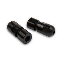 Holley Fuel Bowl Vent Anti-Spill Valves Aluminium Black Anodised Pair HL26-342