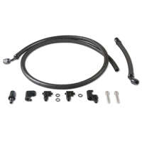 Holley Engine Coolant Crossovers LS Steam Vent Kits Aluminium Black Anodised Chevrolet Small Block LS Kit HL26-550