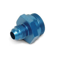 Holley Fitting Carburetor Inlet -6 AN Male to 7/8-20 in. Male Aluminium Blue HL26-73