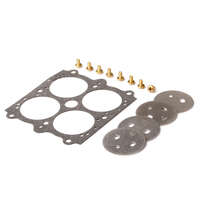 Holley Carburetor Throttle Plates Steel 1 11/16 in. Diameter 4-Barrel 0.150 in. Hole Kit HL26-96