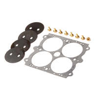 Holley Carburetor Throttle Plates Steel 1 3/4 in. Diameter 4-Barrel No Hole Kit HL26-97