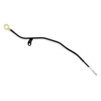 Holley Engine Oil Dipstick GM LS Retrofit Plastic Handle Yellow Steel Tube Black Powdercoated Chevy Small Block HL302-15