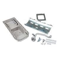 Holley Oil Pan Engine Swap Center Sump Aluminium Natural 4.060 in. Stroke 6 Quarts Mopar 5.7 6.1 6.4L Gen III Hemi HL302-60