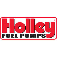 Holley Decal Vinyl Self-Stick Fuel Pump Logo Red White Black HL36-258