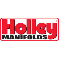 Holley Decal Vinyl Adhesive Back Red White Black Manifolds Logo HL36-299