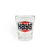 Holley Shot Glass 2 oz Hays Logo HL36-494