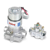 Holley Fuel Pump Electric 110 GPH Gasoline Carbureted Marine Aluminum Silver HL712-802-1