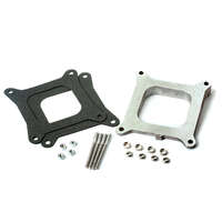 Holley Carburetor Spacer Aluminium 1 in. Thick Open Square Bore HL717-1