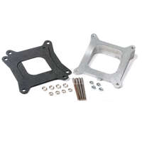 Holley Carburetor Spacer Aluminium 1.625 in. Thick Open Square Bore HL717-2